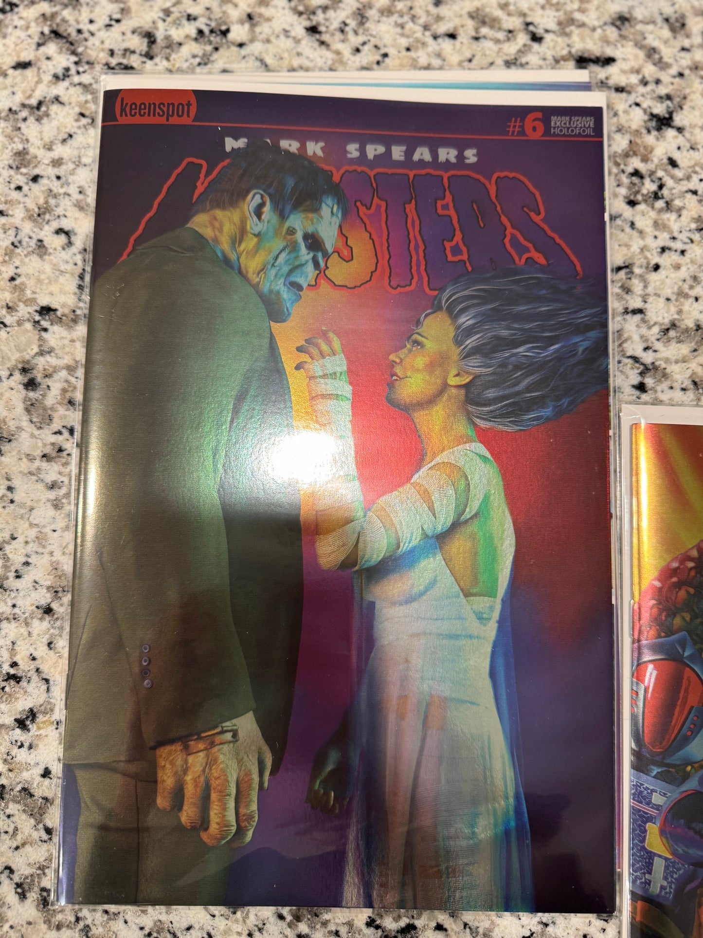 Mark Spears Monsters #6 Frankenstein Bride Exclusive Foil Only 100 Made