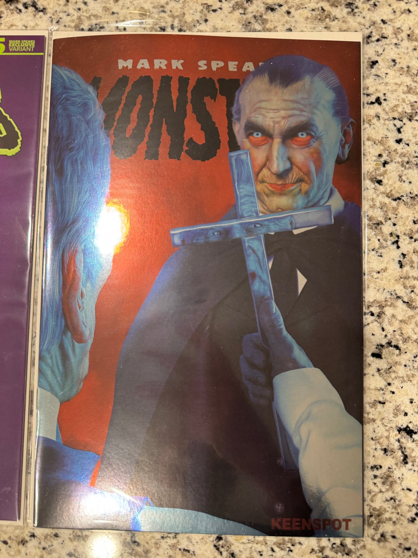 Mark Spears Monsters #1 6th printing Red Dracula Exclusive 100 Made FOIL