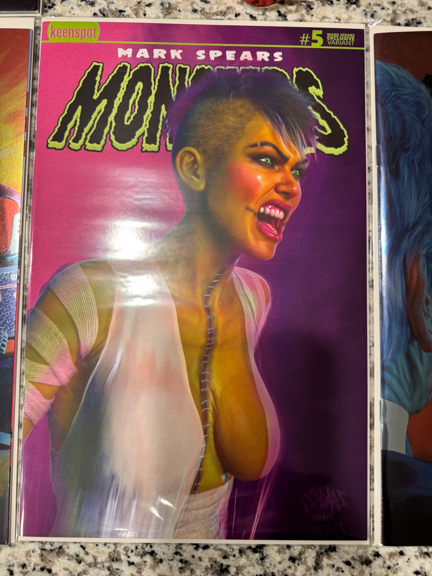 Mark Spears Monsters #5 PUNK Bride Exclusive Cardstock Only 100 Made
